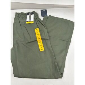 GAP Easy Twill Pants Adult Size Medium Olive Green New with Tags